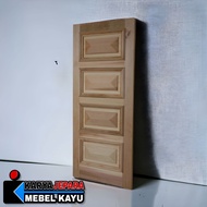 kusen pintu minimalis kayu kamper oven Meranti oven bengkirai dll