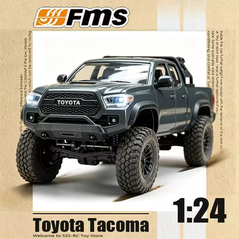 New In-Stock 1:24 Fms Fcx24m Toyota Tacoma Simulation Small Scale Remote Control Climbing Vehicle Rc