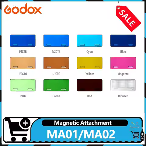 Godox Flilter Diffuser Kit MA01/MA02 Flash Magnetic Attachment Accesory Color compatible with iM20 i