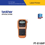 BROTHER Label Printer P-TOUCH PT-E110VP เครื่องพิมพ์ฉลาก (สติ๊กเกอร์เทปติดสายไฟสัญลักษณ์) พร้อม TZe
