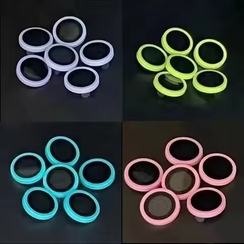 For Samsung Galaxy S25 24 23Ultra Plus Glossy Luminous Camera Protector Ceramic Lens Rings Tempered 