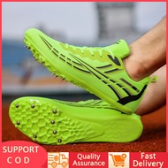 Men Professional Track Field Shoes Women Spikes Sneakers Athlete Running Training Shoes Long Jump Tr