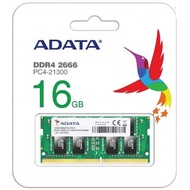 ADATA RAM For NOTEBOOK (แรมโน้ตบุ๊ค) รุ่น (AD4S2666716G19-RGN) SODIMM DDR4-16GB(1x16GB) / Buss 2666 