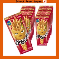 [Direct from Japan] Karujaga (Potatoes), Umashio Flavor, 41g x 10 pieces, Non-fried Snack, Ezaki Gli