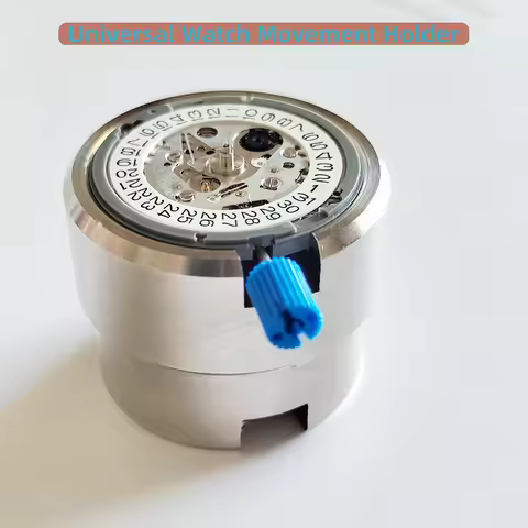 Universal Watch Movement Holder Double-Sided Aluminum Base for ETA 2824-2 Miyota 8200 9015 Seiko NH3