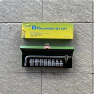 Tekiro Socket Wrench Set 10 pcs 8-24MM Iron Box TEKIRO Socket Wrench Set/