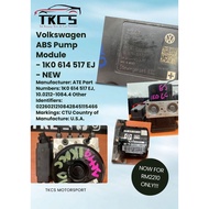 Volkswagen ABS Pump Module 1K0 614 517 EJ 10.0212-1084.4 0226021210842845115466 NEW