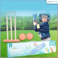 [GedonMY] Children Cricket Set Cricket Bat and Balls Backyard Cricket Set Outdoor Sports Game for Pa