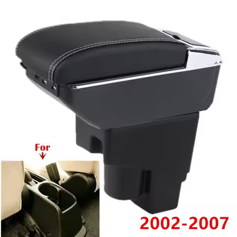 For Honda Jazz Armrest Box For Honda Fit Jazz 1 Car Armrest 2002 2003 2004 2005 2006 2007 Storage Bo