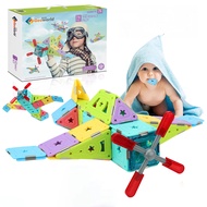 Jovial Building Blocks for Kids - Preschool Learning Toys Shapes Block Educational Tiles Kids Toy Se