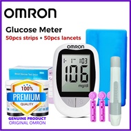 Omron Glucose Meter Complete Set Blood Glucose Meter FREE 50pcs strips &amp; 50pcs lancets