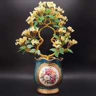 Natural Crystal Money-drawing Tree Lucky Tree Furniture Living Room Decoration Purple Qi Donglai Gol