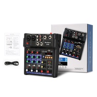 NEW BAXS audio mixer with equalizer Sound mixer  professional mixer 6/4-channel MX06BT /MX04BT mixer