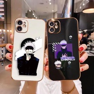 Satoru Gojo Jujutsu Kaisen Side Printed Golden Edge Phone Case Cover For OPPO F29 R17 F11 F9 F7 F5 A