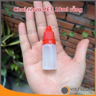 Combo 100 10ml Plastic Bottles Hollow Eye Drops Cosmetic Extraction - High Quality PET Plastic Bottle 10ml