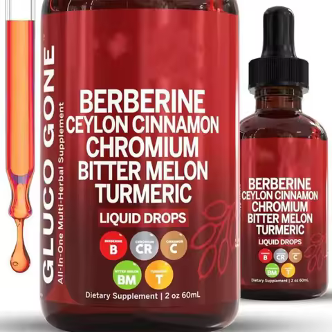 60ml Berberine Cinnamon Drops For Health Immune Support, Gut Health,Metabolism, Antioxidant- Ceylon 