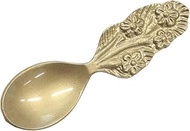 Keystone KI055398 Brass Cutlery Dessert Spoon, Lilac, Gold, W 1.0 x D 0.3 x H 3.3 inches (2.5 x 0.8 