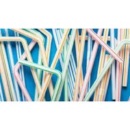 GIANT STRAW-color/FLEXIBLE STRAW[BLACK-COLOR]/Straw Bengkok/Straw Minuman Panjang 23cm & Pendik 18cm