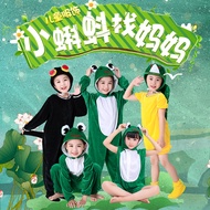 Little Jumping Frog Children Animal Looking for Mother Turtle Costume