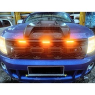 Ford Ranger T6 2012-2015 Front Grill With 3 LED ranger t6 grill 4x4 Car Accessories