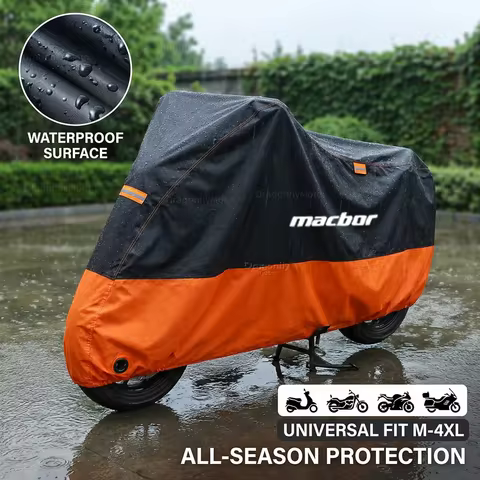 For Macbor Montana XR1 XR5 500 Rockster flat 125 Eight Mile 500 Motorcycle Cover Thick 210D Waterpro