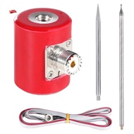 QRP 5M/16.4FT Antenna 14M-30MHz 300W HF Antenna Multifunction Portable Stainless Steel 1/4 Wavelengt