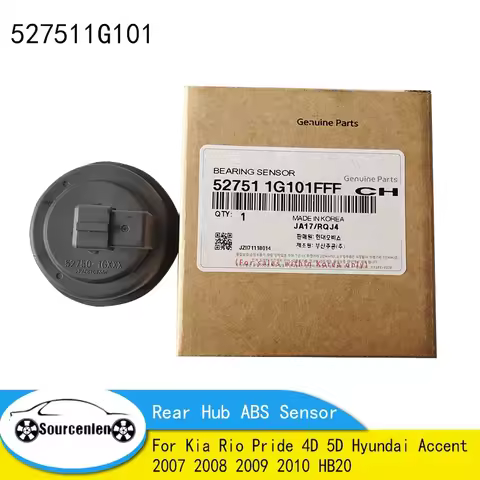 527511G101FFF Rear Hub ABS Sensor For Kia Rio Pride 4D 5D Hyundai Accent 2007 2008 2009 2010 HB20 52