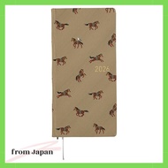 Hobonichi Techo 2026 Weeks MEGA Bow & Tie: Galloping Horses Tie & Chief starting in January.