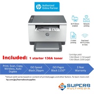 HP LaserJet MFP M236dw Printer (Print, Scan, Copy, Wireless, Auto Duplex)