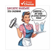 Art calendar 2026 Sarcastic Housewife calendar - office wall decoration