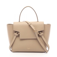 【二手】Celine CELINE手提包 BELT BAG NANO Belt Bag Nano 2WAY Light Beige Leather Belt Bag Nano Women's Used