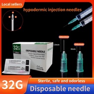 10 50 100pcs Sterile needle 32G4mm 32G13mm Disposable beauty needle