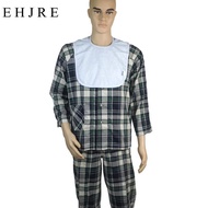 [EHJRE] Bedridden Patients Washable Reusable Adults Bib Mealtime Clothing Protector Apron - Soft Bam