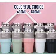 Tumbler Tyeso Thermo Mug Bottle Straw Insulated Coffee Tyeso Tumblr Kopi Coffee Botol Air Tahan Seju