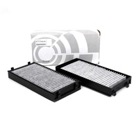 2Pcs Cabin Air Filter 64119248294 For BMW E70 X5 E71 X6 F01 F02 F07 F10 Activated Carbon ABS Origina