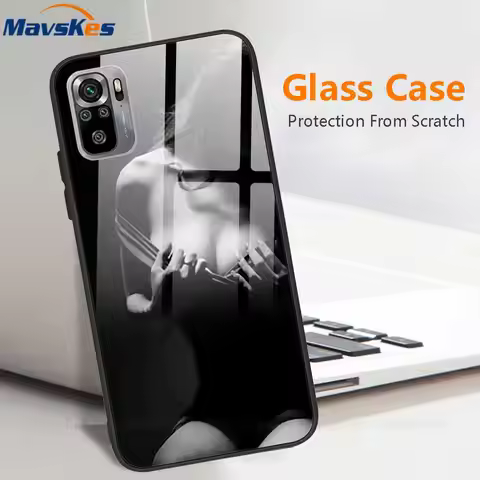For Xiaomi Redmi Note 10 10s Tempered Glass Silicon Bumper Phone Case For Redmi Note10 Note 10s Note