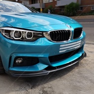 Gloss Black FD Style Front Bumper Lip Spoiler Splitter Diffuser Retroft For BMW F32 F33 F36 M Sport