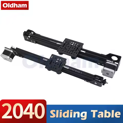 2040 V-slot Z Axis CNC Sliding Table L 200mm 300mm 400mm 500mm 3D Printer Synchronous Belt Slide Lin