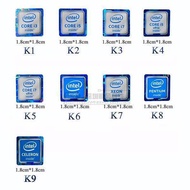 [Sticker 2026] Original 6th Generation CORE CPU Label Sticker Notebook Desktop i3 i5 i7 Sticker Core