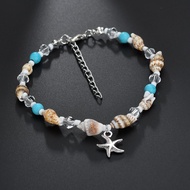 Vintage Shell Beads Starfish Turtle Anklets For Women Handmade Beaded Ankle Bracelet Foot Jewelry bracelet cheville femme