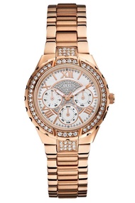 นาฬิกาผู้หญิง Guess Rose Gold Multifunction Ladies Watch W0111L3