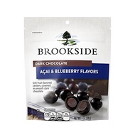 Brookside Dark Chocolate Candy Acai and Blueberry Flavors 7 Ounce (Pack of 4)