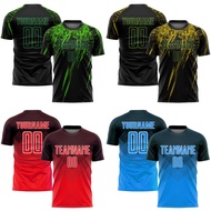 (Black and green speckled design)Philippines Green Splash Jersey Custom Team Name Number 00 Sublimat