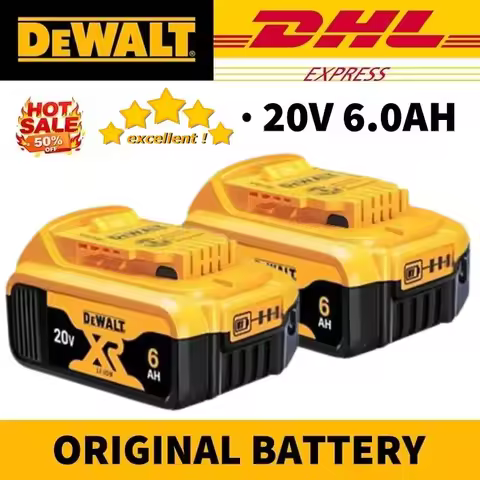 Original DeWalt 6Ah/5Ah 20V battery replaceable DCD887 DCD805 DCF860 Dcd796 DCG406 DCF880 DCF512 DCD