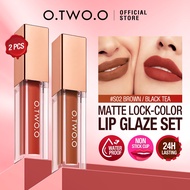 O.TWO.O 2PCS Matte Liquid Lipstick/2PCS Matte Liquid Lipstick