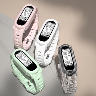 Strap for Xiaomi mi Band 7 6 3 4 5 NFC Transparent Watch Strap on Mi Band 6 5 4 Silicone Bracelet fo