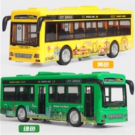 Bus Bus Bus Toy Lighting Music Habit Car Model Car Children Can Open Door Sound Light Bus School Bus
