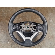 Steering Wheel Leather Honda Jade Full Button Sensing Used Halfcut Japan