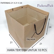 (10 PCS) PAPER BAG 21 x 21 x 24 CM