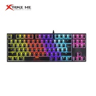 XTRIKE ME GK-986P Puddings Keycap Wired Mechanical Gaming Keyboard - 87 Key Rainbow Color Backlight 